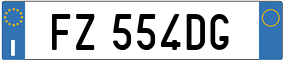 Truck License Plate